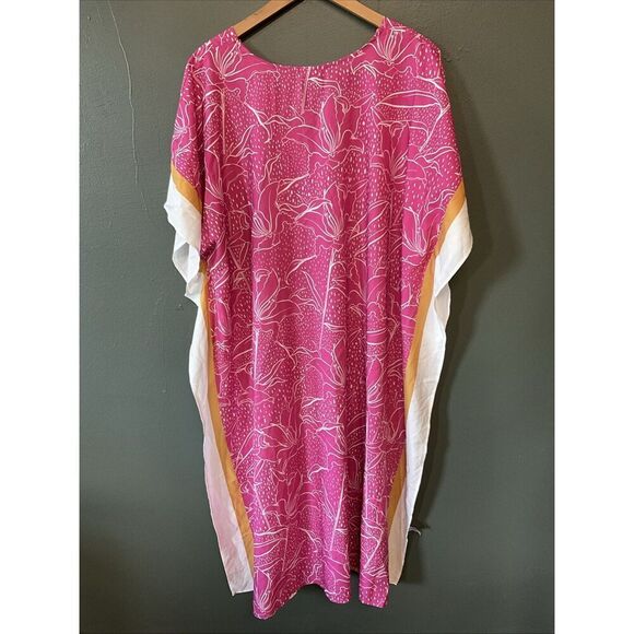 Nordstrom Rack Pink Ombre Kimono Beach Cover Up One Size - Picture 3 of 5